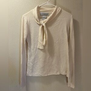 Sag Harbor Ivory Knit Sweater
